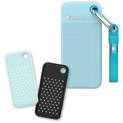 Verbatim 32325 External Drive Pocket SSD 2TB USB-C 3.2 gen.2 / black-polar blue