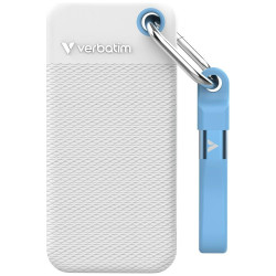 Verbatim 32320 External Drive Pocket SSD 1TB USB-C 3.2 gen.2 / white-light blue