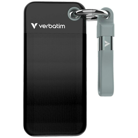 Verbatim Pocket SSD External Drive 256GB USB-C 3.2 gen.2 / black-gray 32415