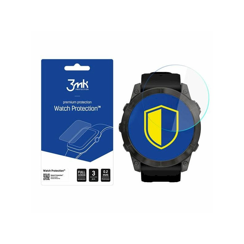 3MK FlexibleGlass Watch Hybrid Glass for Garmin Fenix 7