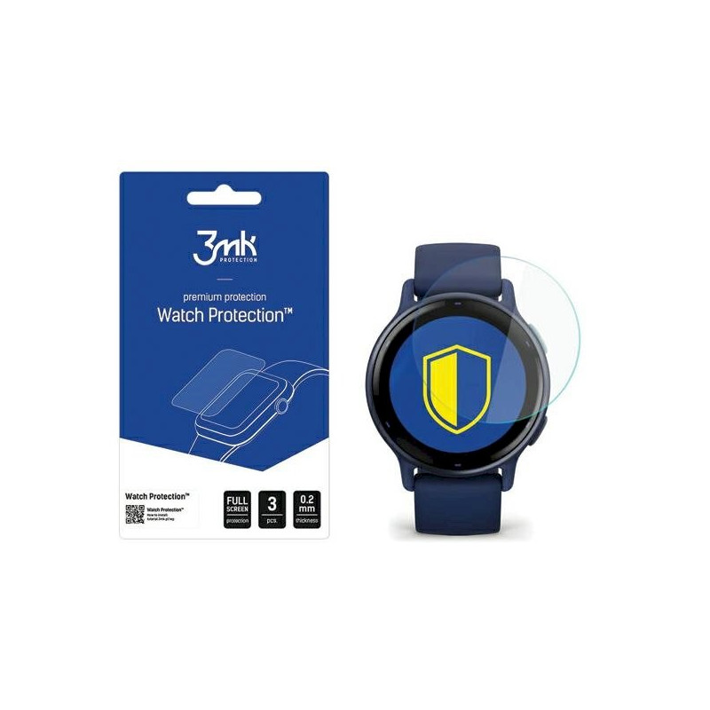 3MK Foil ARC Watch Foil Fullscreen Hybrid Glass for Garmin Vivoactive 5