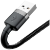 Baseus Cafule USB to Lightning Cable 2A 3m / grey-black