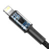 Baseus High Density Braided USB-C to Lightning Cable 20W 5A PD 2m / black