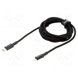 Baseus High Density Braided USB-C to Lightning Cable 20W 5A PD 2m / black
