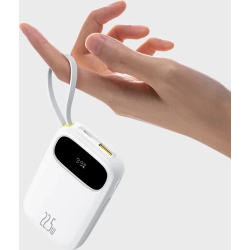 Baseus EnerFill FC31 Power Bank 20000 mAh 22.5W USB-C + Lightning / white