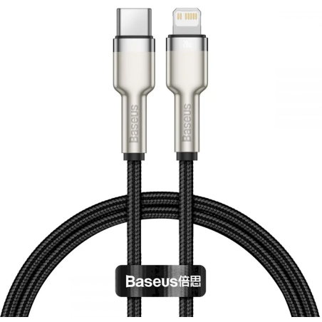 Baseus Cafule Lightning to USB-C Cable PD 20W 0.25m / black