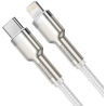 Baseus Cafule Lightning - USB-C Cable PD 20W 1m / white