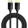 Baseus High Definition Series HDMI Cable HDMI 2.1 8K 60Hz 3D HDR 48Gbps 2m / black