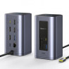 Baseus Air Spacemate 12-in-1 USB-C Docking Station 2xHDMI 4K@60Hz | 2xUSB-C 10Gb/s | 2xUSB-A 5Gb/s | 2xUSB-A 480Mb/s | RJ45 | SD
