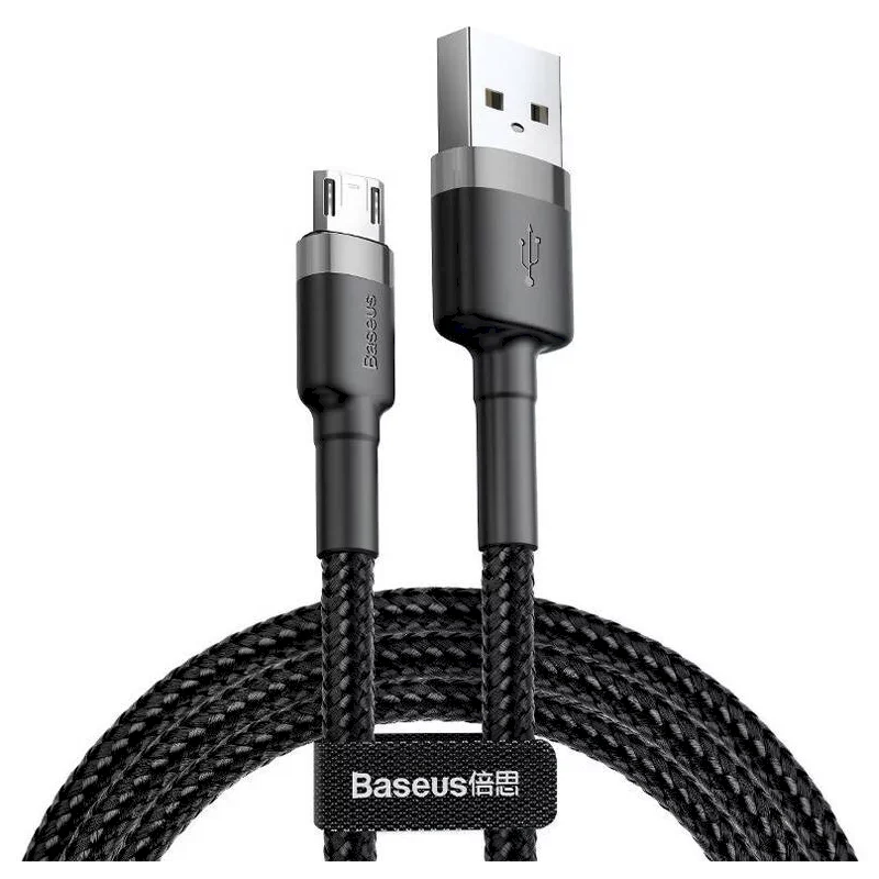 Baseus Cafule USB to microUSB Cable 1.5A 2m / grey-black
