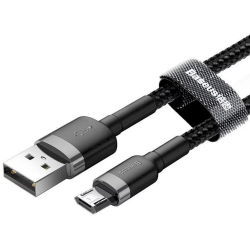 Baseus Cafule USB to microUSB Cable 1.5A 2m / grey-black