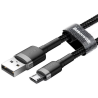 Baseus Cafule USB to microUSB Cable 1.5A 2m / grey-black