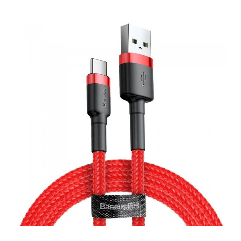 Baseus Cafule USB to USB-C Cable 3A 0.5m / red