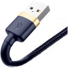 Baseus Cafule USB to Lightning Cable 2,4A 1m / gold-navy
