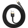 Baseus Cafule USB to Lightning Cable 2,4A 1m / gold-black