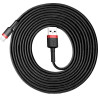 Baseus Cafule Lightning USB Cable 2A 3m / black-red