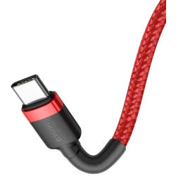Baseus Cafule USB-C to USB-C Cable PD 2.0, QC 3.0, 60W, 2m / red