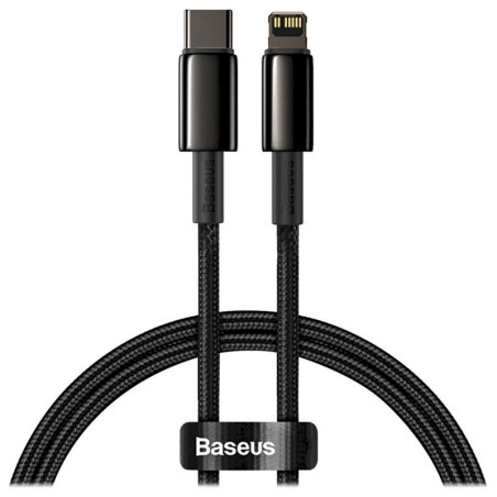 Baseus Tungsten Gold USB-C to Lightning Cable 20W 5A PD 1m / black