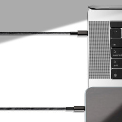 Baseus Tungsten Gold USB-C to Lightning Cable 20W 5A PD 1m / black