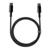 Baseus Tungsten Gold USB-C to USB-C Cable 100W 1m / black