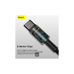 Baseus Tungsten Gold USB-C to USB-C Cable 100W 1m / black