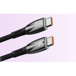Baseus Glimmer USB-C to USB-C Cable 100W 1m / black