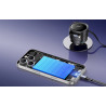 Baseus Enjoyment Max 60W Retractable Cable Car Charger USB-C and Lightning / black