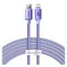 Baseus Crystal USB-C to Lightning Cable 20W PD 2m / purple