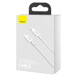 Baseus Superior Series Lightning to USB-C Cable 20W PD 1m / white