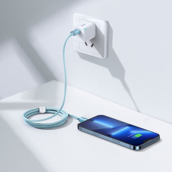 Baseus Crystal Shine USB-C to Lightning Cable 20W 1.2m / blue