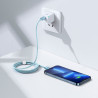 Baseus Crystal Shine USB-C to Lightning Cable 20W 1.2m / blue