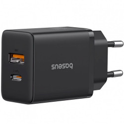 Baseus Cube Pro 30W Charger USB-C USB-A / black