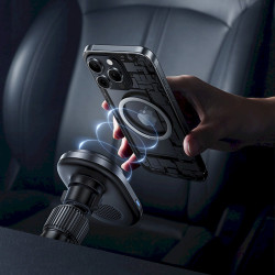 Baseus PrimeTrip VC1 Pro Wireless Car Charger for Air Vent Qi2 / black