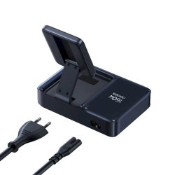Baseus Nomos NH21 Qi2 160W 5-in-1 Wireless Charger with Retractable Cable / black