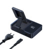 Baseus Nomos NH21 Qi2 160W 5-in-1 Wireless Charger with Retractable Cable / black