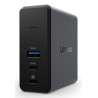 Lenovo X9 Charging GaN Dock Vielinis USB 3.2 Gen 2 (3.1 Gen 2) Type-C Pilka