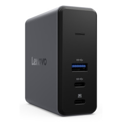 Lenovo X9 Charging GaN Dock Vielinis USB 3.2 Gen 2 (3.1 Gen 2) Type-C Pilka