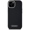 Karl Lagerfeld FW Metal Plate MagSafe Case for iPhone 15 / black