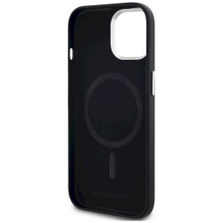 Karl Lagerfeld FW Metal Plate MagSafe Case for iPhone 15 / black
