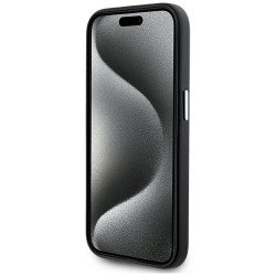 Karl Lagerfeld FW Metal Plate MagSafe Case for iPhone 15 Pro / black