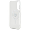 Karl Lagerfeld Button Choupette Head Printed Logo MagSafe Case for Samsung Galaxy S25 Edge / white