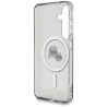 Case Karl Lagerfeld Button Karl & Choupette Heads Printed Logo MagSafe for Samsung Galaxy S25+ / black