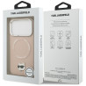 Karl Lagerfeld Choupette Pin MagSafe Case for iPhone 17 Pro Max / pink