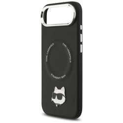 Karl Lagerfeld Choupette Pin MagSafe Case for iPhone Air / black