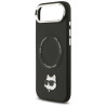 Karl Lagerfeld Choupette Pin MagSafe Case for iPhone Air / black