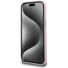 Case Karl Lagerfeld FW Metal Plate MagSafe for iPhone 15 / pink