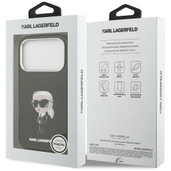 Karl Lagerfeld IML Aquarelle Karl & Logo MagSafe Case for iPhone 17 Pro / black