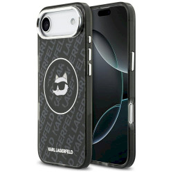 Karl Lagerfeld IML Choupette Head Logo MagSafe Case for iPhone Air / black