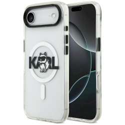 Karl Lagerfeld IML Choupette Sketch Logo MagSafe Case for iPhone Air