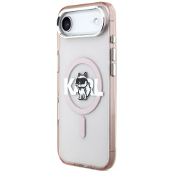 Karl Lagerfeld IML Choupette Sketch Logo MagSafe Case for iPhone Air / Pink